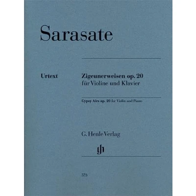 Abbildung von Zigeunerweisen op. 20 für Violine und Klavier: Besetzung: Klavier (G. Henle Urtext Ausgabe)