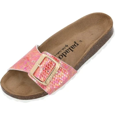 Abbildung von Palado by Sila Sahin Malta EGS Aurora Pantolette flach, Damen, Größe: 40, Flamingo Schuhe