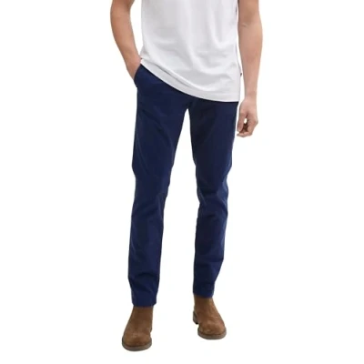 Abbildung von TOM Tailor Denim SLIM WITH BELT Chino, Herren, Größe: 32x32, Dark blueberry