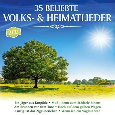 Abbildung von 35 beliebte Volkslieder &amp; Heimatlieder; incl. Am Brunnen vor dem Tore; Hoch auf gelben Wagen; Lustig ist das Zigeunerleben; Wenn ich ein Vöglein wär