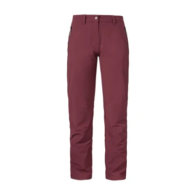 Abbildung von Schöffel Engadin WARM Outdoorhose, Damen, Größe: 38, Rot