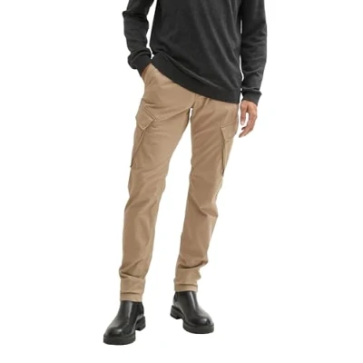 Abbildung von TOM Tailor Cargohose, Herren, Größe: Medium, Mountain taupe