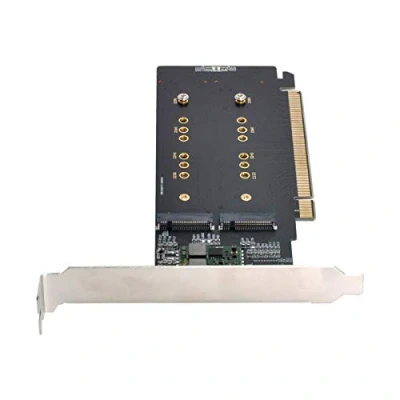 Abbildung von Cablecc 4X NVME M.2 AHCI zu PCIE Express 3.0 Gen3 X16 RAID Karte VROC Raid0 Hyper Adapter