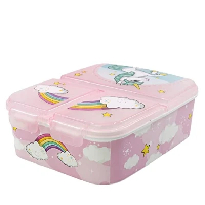 Abbildung von Einhorn Brotdose für Kinder, Größe: One Size, Rosa