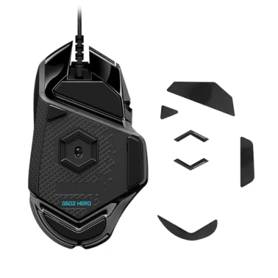 Abbildung von kwmobile Mouse Feet Sticker kompatibel mit Logitech G502 Wired (not for Wireless) Ersatz Glider Mausfüße passgenau Maus Glides in Schwarz