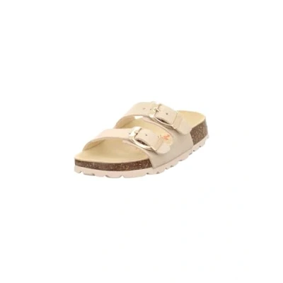 Abbildung von Superfit Fussbettpantoffel Pantolette flach für Kinder, Größe: 27, Gold Schuhe