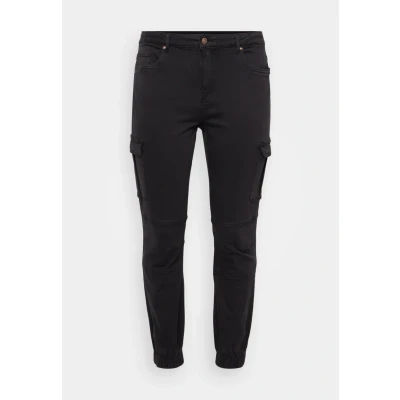 Abbildung von ONLY Carmakoma Missouri REG ANK Jeans Tapered Fit, Damen, Größe: 52x32, Washed black