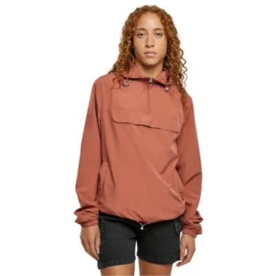Abbildung von Urban Classics Basic Windbreaker, Damen, Größe: XL, Terracotta