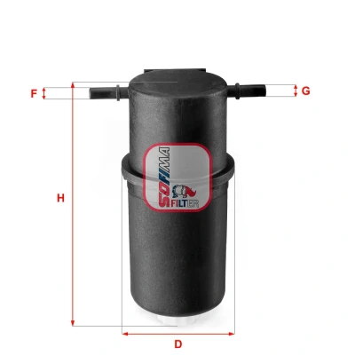 Abbildung von Kraftstofffilter SOFIMA S4144NR