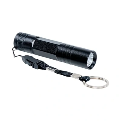 Abbildung von Maul LED Taschenlampe MAULjuno kompakte und outdoor taugliche inkl. Anhänger kleine Stabtaschenlampe mit langer Leuchtdauer Spritzwasserschutz (IPX4) schwarz