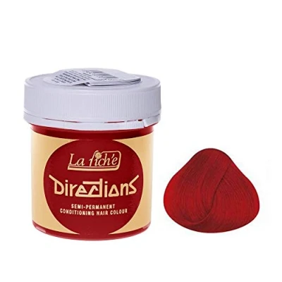 Abbildung von La Riche Directions Unisex Semi Permanent Haarfarbe, rot, 1er Pack (1x 100 ml)