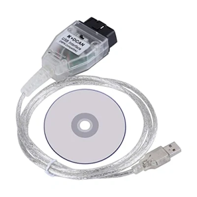 Abbildung von K+ DCAN Ediabas Coding Interface Cable Switch FT232RQ OBDII for R56 E87 E93 E70 from 1996 to 2008