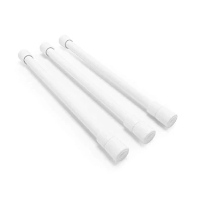 Abbildung von Camco 44063 Kühlschrankstangen für Caravan, von 25,4 bis 43,2 cm, Weiß, 3 Stück