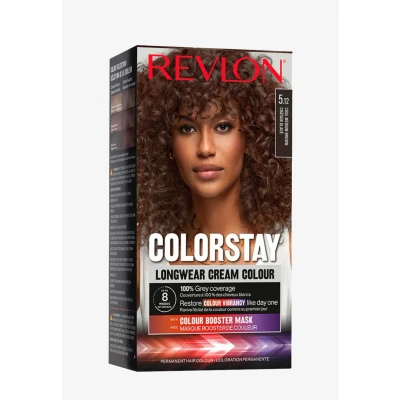 Abbildung von Revlon HAIR Color COLORSTAY, Longwear Cream Colour Coloration, Größe: 165 ml, Châtain glace