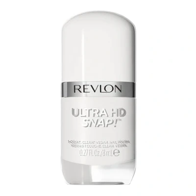 Abbildung von Revlon Ultra HD SNAP! Nagellack, glänzende Nagelfarbe, 100 % Vegane Formel, Keiner Basis und Überlack erforderlich, 001 Early Bird, 8 ml