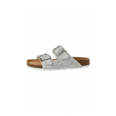 Abbildung von Tamaris Pantolette flach, Damen, Größe: 39, Silver struct Schuhe