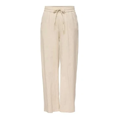 Abbildung von ONLY Damen Onltizana Cotton Loose Pants WVN Noos Basic Hose Mit Elastischem Bund Und Seitentaschen, Silver Lining, XS