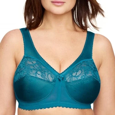 Abbildung von Glamorise Magic Lift Soft Cup, Übergröße, mit Schulter Komfort,Dunkelpetrol,95B