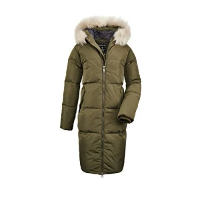 Abbildung von G.I.G.A. DX Damen Ventoso WMN Quilted CT A Casual Funktionsmantel In Daunenoptik Mit Kapuze, Oliv, 40