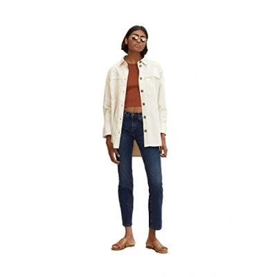 Abbildung von TOM TAILOR Damen Alexa Straight Jeans, 10281 Mid Stone Wash Denim, 29W / 32L