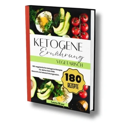 Abbildung von ketogene Ernährung Vegetarisch: 180 vegetarische Rezepte für deine Keto Diät. Gesund und abwechslungsreich.