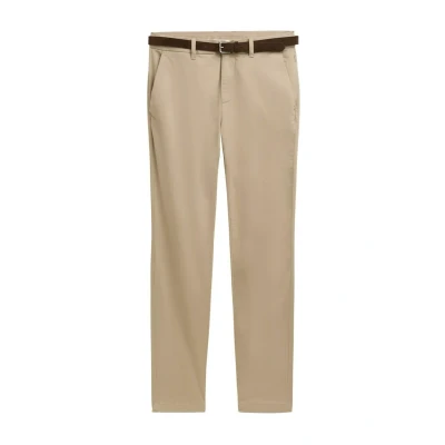 Abbildung von TOM Tailor Travis MIT GÜRTEL Stoffhose, Herren, Größe: 36x34, Mountain taupe