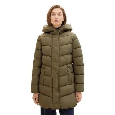 Abbildung von TOM Tailor Wintermantel, Damen, Größe: XXL, Jungle soil green