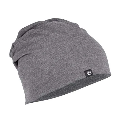 Abbildung von STARK SOUL Slouch Beanie Mütze für Damen &amp; Herren (Unisex), leichte Jersey Mütze, Einheitsgröße in Dunkelgrau