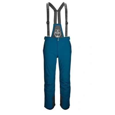 Abbildung von killtec Herren Skihose/Ski Trägerhose mit abzippbarem Latz und Kantenschutz Larok, dunkelpetrol, L, 35244 000