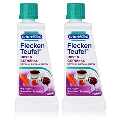 Abbildung von 2x Dr. Beckmann Fleckenteufel Obst &amp; Getränke 50 ml Mit Aktiv Sauerstoff Booster