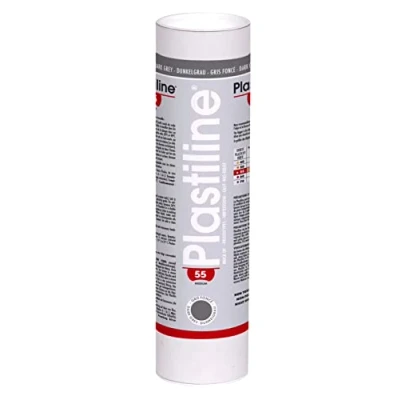 Abbildung von J. Herbin 1755T Plastilin für den Modellbau, 1 kg, zum modelieren, HG55, standard, Dose, Grau