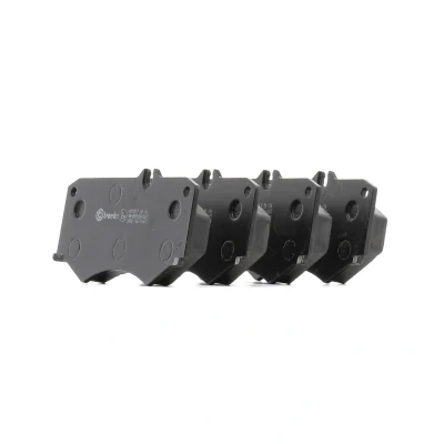 Abbildung von BREMBO P 50 134 Bremsbelagsatz für Verschleißwarnanzeiger vorbereitet ohne Zubehör MERCEDES BENZ: G Class Off Road, T1 Minibus, Van, PUCH: modell