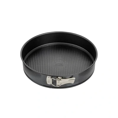 Abbildung von Zenker 6504 Black Metallic Springform Ø 28 cm Robuste Kuchenform mit Premium Antihaftbeschichtung, Ideal für jeden Backliebhaber