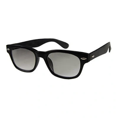 Abbildung von I NEED YOU Lesebrille Woody Sun / +2.00 Dioptrien Schwarz