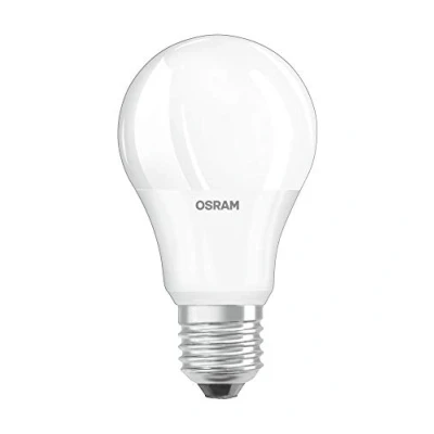 Abbildung von OSRAM STAR+ LED Lampe mit E27 Sockel, Warmweiss(2700K), 6W, Dämmerungssensor, klassische Birnenform, Ersatz für 40W Glühbirne, matt, DAYLIGHT SENSOR CLASSIC A, 4er Pack