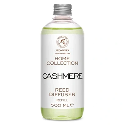 Abbildung von Raumduft Diffuser Nachfüller Kaschmir 500ml für Duftdiffusor Reed Refill Raumbeduftung Zimmerduft Nachfüllen Raumluft