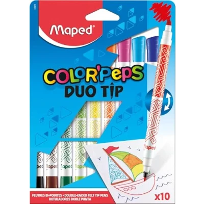 Abbildung von Maped Color&#039;Peps Farbstifte mit Duo Spitze, 10 Stück