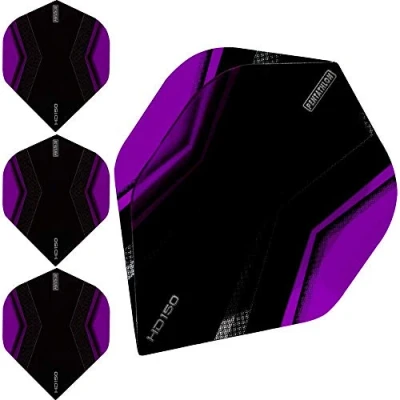 Abbildung von abcdarts Unisex Erwachsene Pentathlon Hd150 Xwing Dart Flights, Violett, Klassische EU