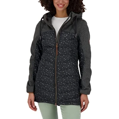 Abbildung von alife &amp; kickin Cobieak B ÜBERGANGS Wintermantel, Damen, Größe: Medium, Moonless