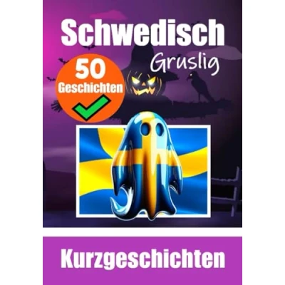 Abbildung von 50 Kurze Gruselgeschichten auf Schwedisch: Eine Zweisprachige Reise Schwedisch und Deutsch: Geistergeschichten Deutsch ... (Bücher zum Schwedischlernen, Band 2)