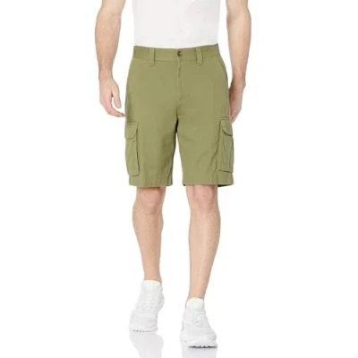 Abbildung von Amazon Essentials Herren 25 cm Lange Classic Fit Cargoshort (erhältlich in Big &amp; Tall), Helles Olivgrün, 40W