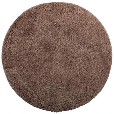 Abbildung von Brandsseller Badematte Ø 60 cm Badvorleger Badteppich Rund Taupe