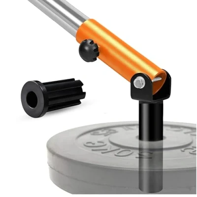 Abbildung von Yes4All AQ16 Orange T Bar Row Insert Fit 5cm Olympic Bars, Full 360 Swivel Großartig für Rücken, Muskeln, Arm, Ganzkörper &amp; Unterstützung Deadlifts, Squats Home Gym