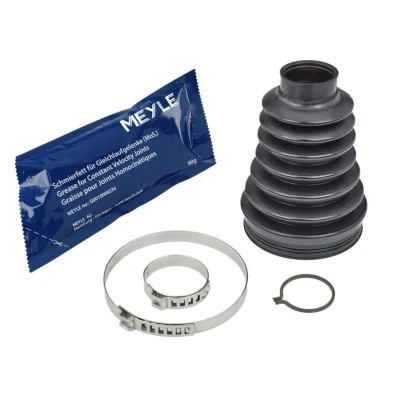 Abbildung von MEYLE 100 495 0030 Achsmanschette getriebeseitig, Vorderachse TPE (thermoplastischer Elastomer) VOLKSWAGEN: Transporter 5 Bus,