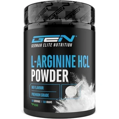 Abbildung von L Arginin HCL 500 g Hydrochlorid Premium: pflanzliches Optimale Löslichkeit Reines Pulver ohne Zusätze Vegan Laborgeprüft Aminosäure