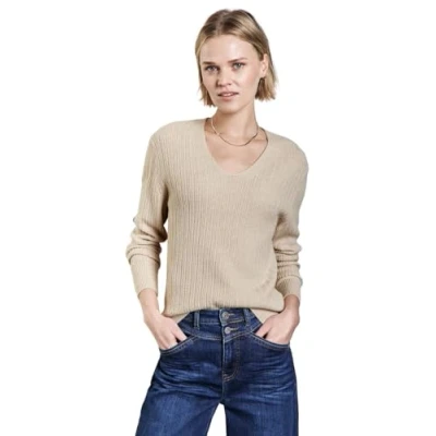 Abbildung von STREET ONE Kuscheliger V Neck Pullover