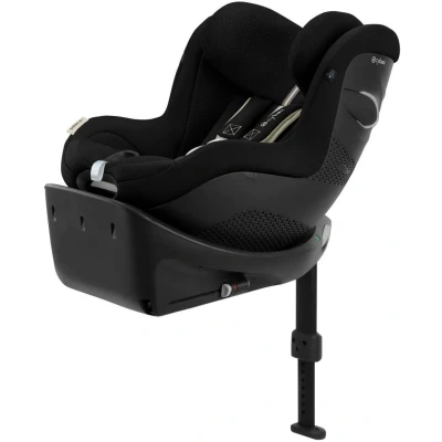 Abbildung von CYBEX Gold Kinder Autositz Sirona Gi i Size Plus inkl. Base, Ab ca. 3 Monaten bis 4 Jahre (Ab Geburt mit Neugeboreneneinlage), Max. 20 kg, 61 105 cm 40 Moon Black
