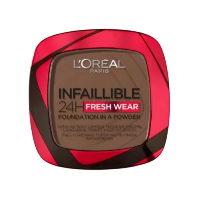Abbildung von L&#039;Oréal Paris Infaillible Semipermanent Powder Puder, Damen, Größe: 9 g, 390 ebony