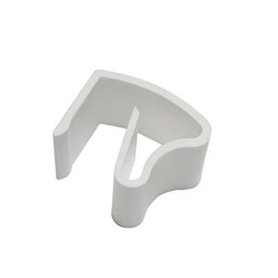 Abbildung von GARDINIA Universal Klemmhalter für Aluminium Jalousien, Klemmträger, Montage ohne Schrauben und Bohren, Kunststoff, Weiß, 2 Stück