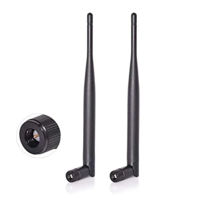 Abbildung von Bingfu Dual Band WiFi Antenne 2,4 GHz 5 5,8 6 dBi SMA Stecker für drahtlose Vedio Sicherheit IP Kamera Überwachungsrekorder DVR Fahrzeug LKW Wohnmobil Anhänger Rückfahrkamera Rückfahrmonitor